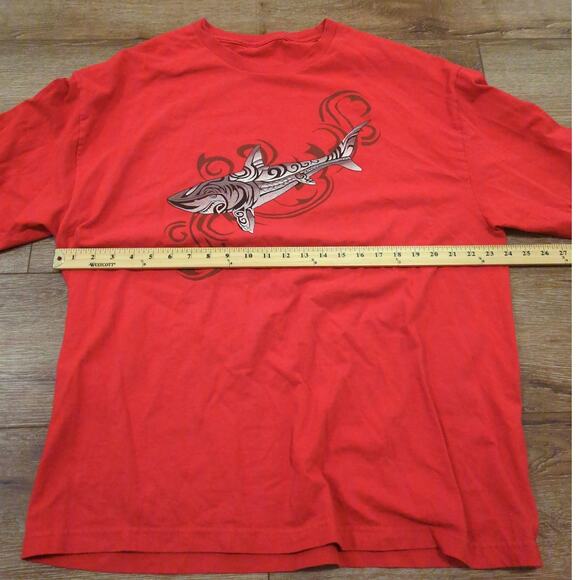 Tribal Shark Adult XXL Long Sleeve Shirt Hawaii Native Skater Snowboard Ski - Picture 4 of 5